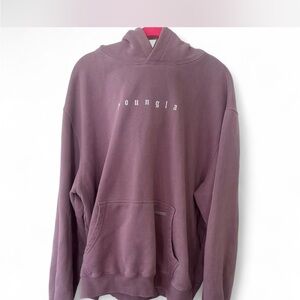 YoungLA Men's Plum Hoodie Sweater